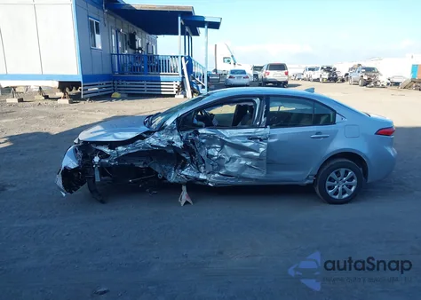 2025 Toyota Corolla Le from USA, damaged, VIN JTDB4MEEXS3031640